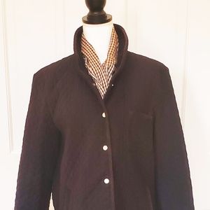 Quilted Black Talbots Jacket